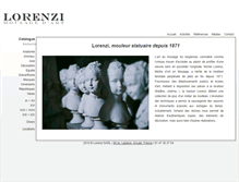 Tablet Screenshot of lorenzi.fr