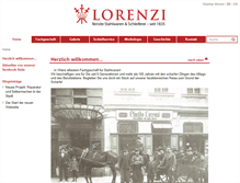 Tablet Screenshot of lorenzi.co.at
